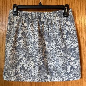 J Crew Floral Print Women's Skirt